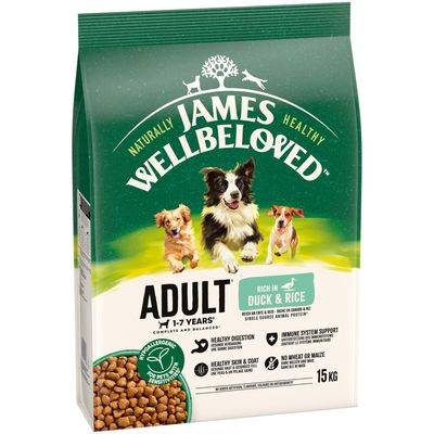 Natural prebiotics and fibres for healthy digestion, vitamin E and minerals for immune system, omega 6 and zinc for skin and coat, no wheat or maize for pets with sensitivities.