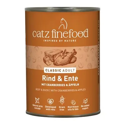 Catz Finefood Blik Kattenvoer 6 x 400 g - Kip & Fazant
