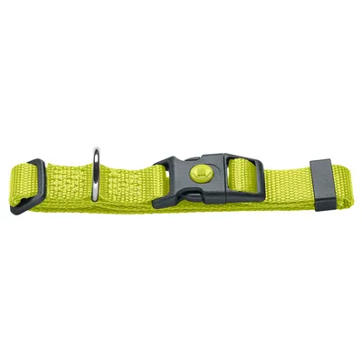 HUNTER Halsband London, limette - Vario Basic Grösse M: 30 - 46 cm Halsumfang, 15 mm breit