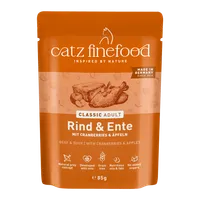 Varčno pakiranje catz finefood 16 x 85 g - Govedina in raca