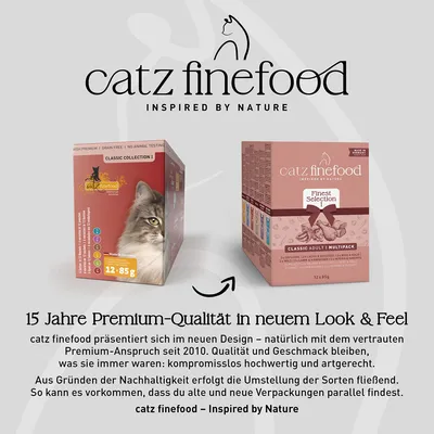Mixpaket catz finefood 60 x 85 g - Mixpaket 1 (6 Sorten)
