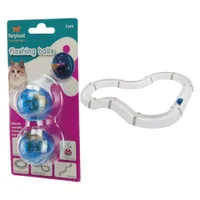 Ferplast Spielschiene Flashlight - Starterset: Spielschiene + 2 extra Ersatzbälle