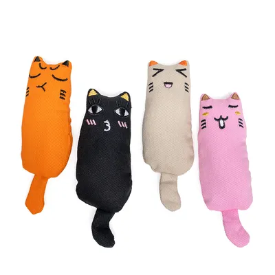 zooplus Basics Lot de jouets Kitty à l'herbe à chat - set de 4 jouets