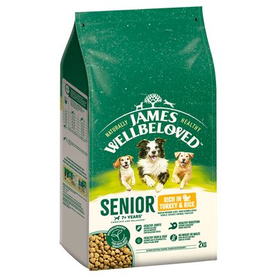 James Wellbeloved Senior Dog Hypoallergenic Truthahn & Reis 2 kg