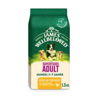 James Wellbeloved Superfoods Adult Dog Hypoallergenic Truthahn mit Grünkohl & Quinoa - 1,5 kg