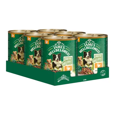 James Wellbeloved Grain Free Adult Dog Hypoallergenic Turkey - 6 x 800g