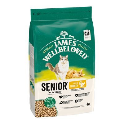 James Wellbeloved Senior Cat Hypoallergenic Kalkoen & Rijst