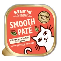 Lily's Kitchen Smooth Paté Selection 8 x 85 g para gatos - Salmón y pollo