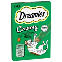 Dreamies Creamy Snacks - výhodné balenie: mačacia mäta (44 x 10 g)