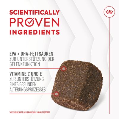 Научно доказанные ингредиенты: EPA и DHA жирные кислоты для поддержки суставов, витамины C и E для поддержания здорового старения.