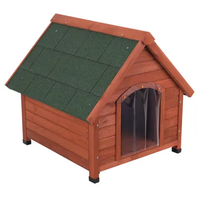 Hundehütte Spike All Seasons - Größe M: B 93 x T 86 x H 84 cm