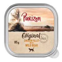 Purizon Original Schale 6 x 85 g - Hühnerfilet mit Wildschwein