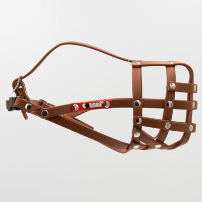 COLORI® 2.0 Museruola per cani da pastore M, marrone chiaro