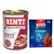 Kombi-Paket RINTI Kennerfleisch + RINTI Chicko Hundesnacks Kennerfleisch Ente 12 x 400 g + Chicko Ente 2 x 250 g