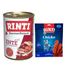 Kombi-Paket RINTI Kennerfleisch + RINTI Chicko Hundesnacks Kennerfleisch Ente 12 x 400 g + Chicko Ente 2 x 250 g