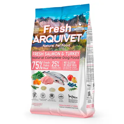 Arquivet Fresh, лосось и индейка - 2,5 кг