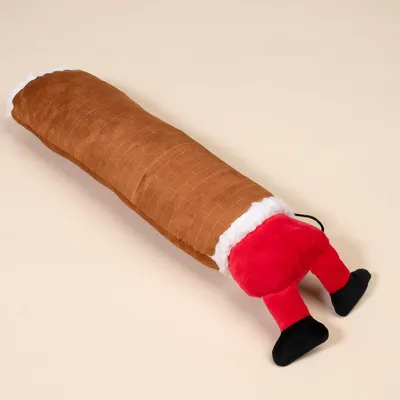 TIAKI hračka pro psy Santa v komíně - cca 48 x 11 x 8 cm
