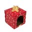 Tiragraffi scatola regalo rosso TIAKI P 37,5 x L 37,5 x H 50 cm