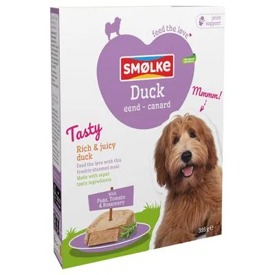 Smølke Steamed Meals 12 x 395 g --Mix (6 Soorten) Smølke Steamed Meals 12 x 395 g --Mix (6 Soorten)