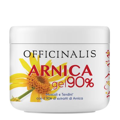 Officinalis Arnica Gel 90%, Muscoli e Tendini, mit 90% Extrakten aus Arnika.