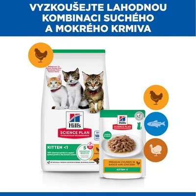 Hill's Science Plan Kitten kuracie - výhodné balenie: 2 x 7 kg