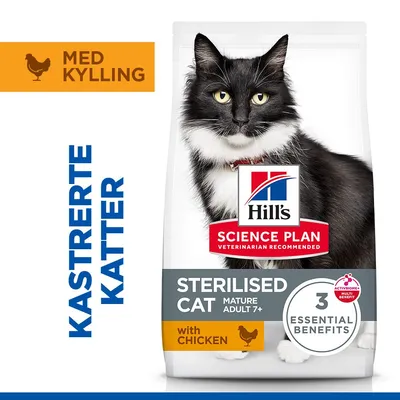Hill's Science Plan Sterilised Cat Mature Adult 7+ kylling