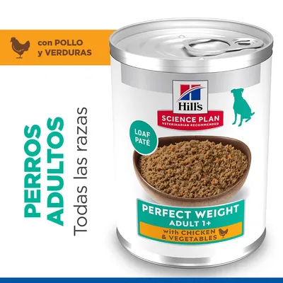 Hill's Science Plan Adult 1+ Perfect Weight latas para perros - 24 x 363 g - Pack Ahorro