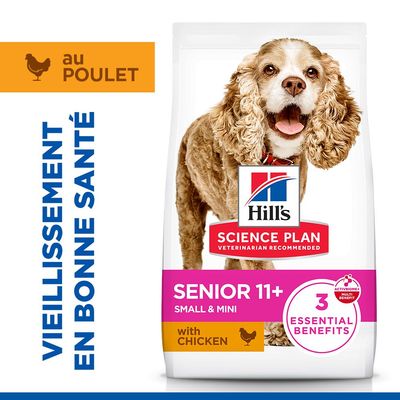 Hill's Science Plan Senior 11+ Small & Mini poulet pour chien