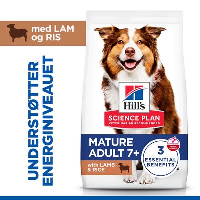 Hill's Science Plan Mature Adult 7+ Medium med lam & ris