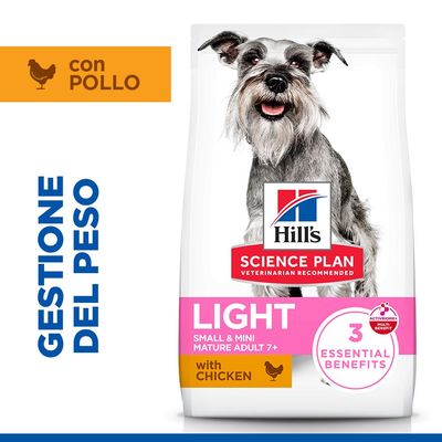 Hill's Science Plan Mature Adult 7+ Small & Mini Light con Pollo