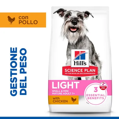 Hill's Science Plan Mature Adult 7+ Small & Mini Light con Pollo - 2,5 kg