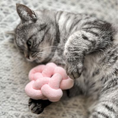 Aumüller играчка за котки възглавничка-възел, пастелни цветове - 1 брой