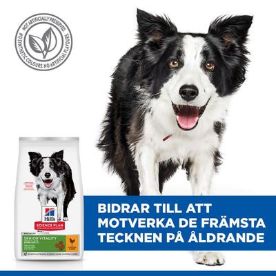 Hill's Science Plan Senior Vitality Mature Adult 7+ Medium Chicken & Rice