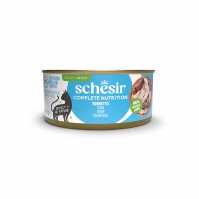 Schesir Complete Nutrition, filet w galarecie, 6 x 140 g w puszce
