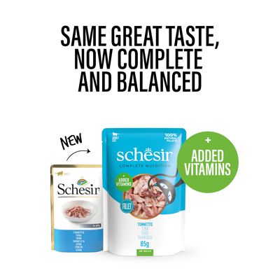 Schesir Complete Nutrition Filet v želé 6 x 85 g