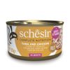 Schesir Complete Nutrition Filete en caldo 6 x 85 g Atún con pollo