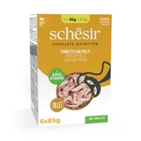Schesir Complete Nutrition Filet aszpikban gazdaságos csomag 24 x 85 g - Tonhal & csirke