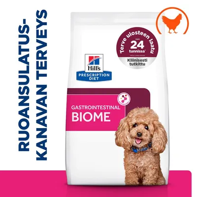 Hill's Prescription Diet Gastrointestinal Biome Mini kana -kuivaruoka Hill's Prescription Diet Gastrointestinal Biome Mini kana -kuivaruoka