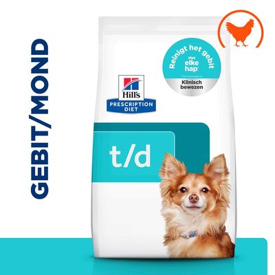 Hill's Prescription Diet Canine T/D Mini Hondenvoer met Kip