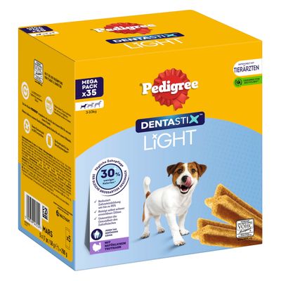Pedigree Dentastix Light: Zahnpflege Snack für kleine Hunde (3 - 10 kg) 35 Stück