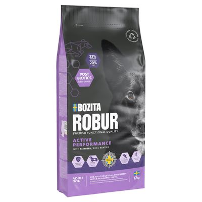 Bozita Robur Adult Active Performance, renifer 12 kg