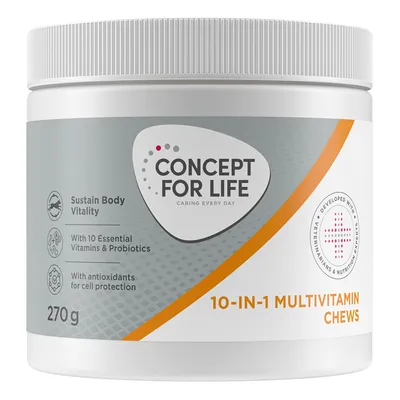 Concept for Life 10 in 1 Multivitamin Supplements Chews - 270 g