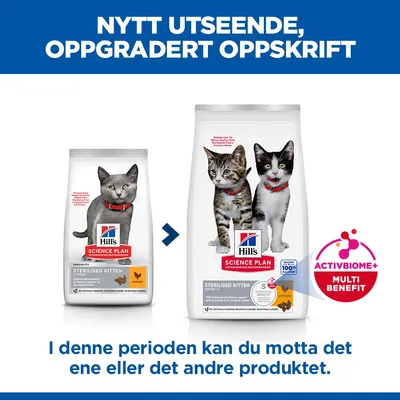 Hill's Science Plan Sterilised Kitten <1 kylling