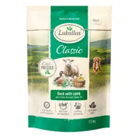 Lukullus Kaltgepresst Barbarie-Ente & Lamm - 1,5 kg (neue Rezeptur)