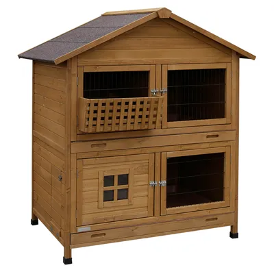Kerbl Pet Rodent Hutch South Tyrol - 125 x 87 x 142cm (L x W x H) (2 packages)