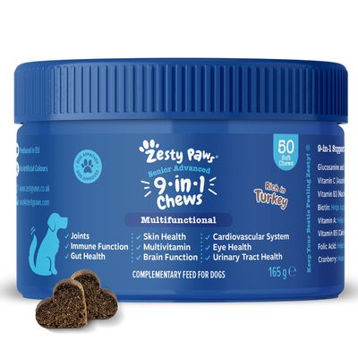 Zesty Paws Senior Advanced 9-in-1 Chews Truthahn