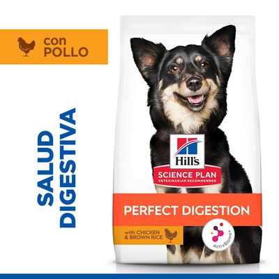 Hill's Science Plan Perfect Digestion Adult 1+ Small & Mini con pollo y arroz integral