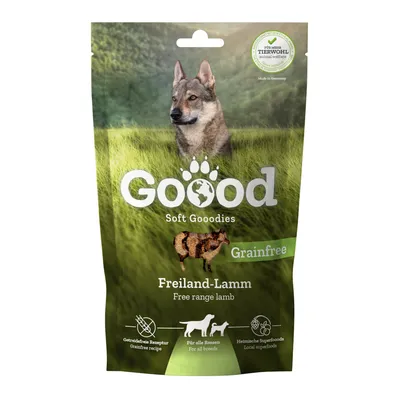 Goood Soft Gooodies Freiland-Lamm, getreidefreie Rezeptur, für alle Rassen, heimische Superfoods, Tierwohl-Siegel, Made in Germany.