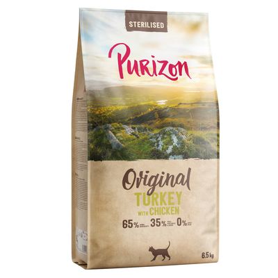 Purizon Original Sterilised Tacchino con Pollo - senza cereali NUOVO: 6,5 kg