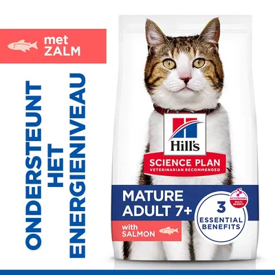 Hill's Science Plan Adult 7+ Zalm - Dubbelpak: 2 x 10 kg